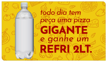 Imagem de toda terça-feira tem pizza de 
				calabreza em donbro por mais R$1,00